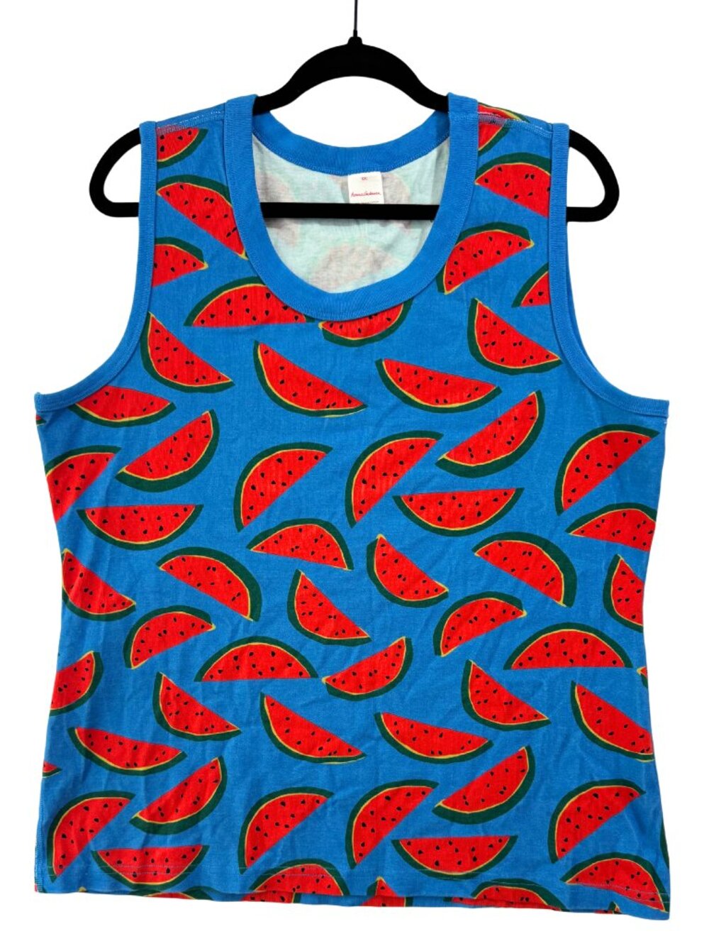 Hanna Andersson Watermelon Print Tank Top XXL Organic Cotton Summer Graphic Tee